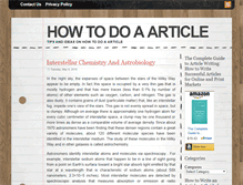 Tablet Screenshot of howtodoaarticle.com